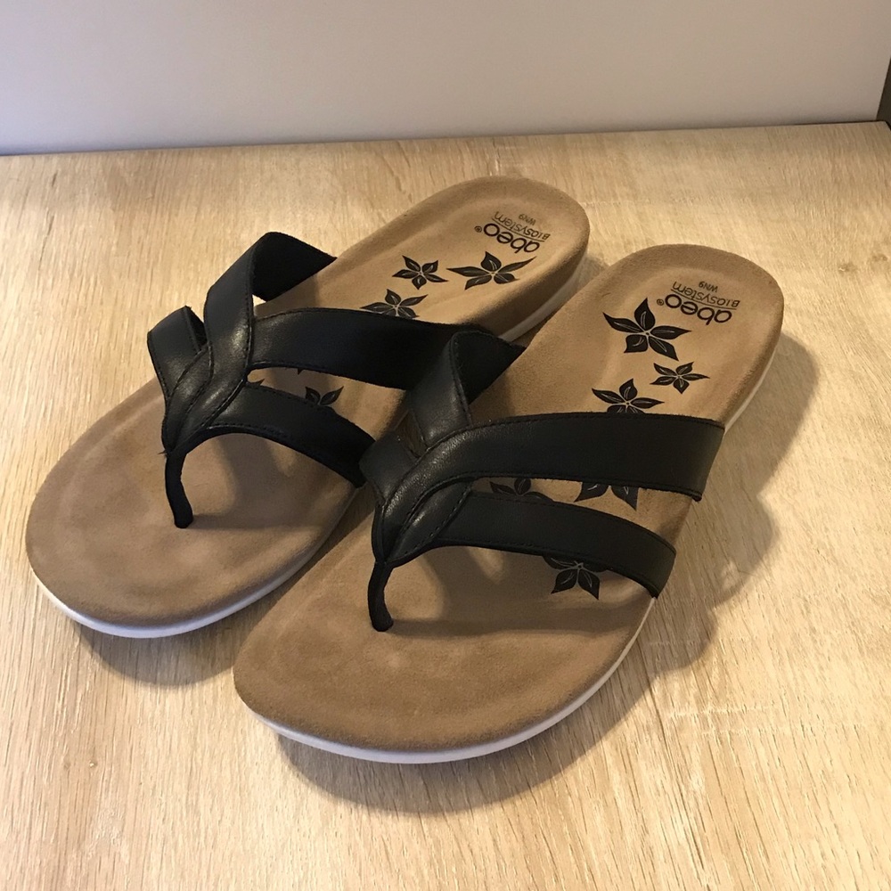 Abeo Orbit Sandals Neutral Support Black Size 9